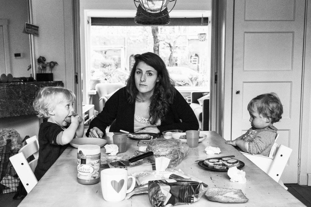 Bibi-Joan photo from art project about motherhood